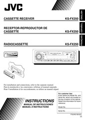 JVC KS-FX250 Manuel D'instructions