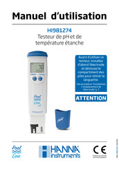 Hanna Instruments HI981274 Manuel D'utilisation