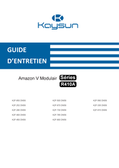 Kaysun K2F-850 DN5S Guide D'entretien