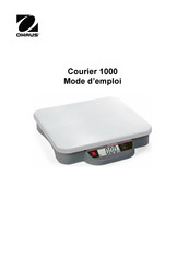 OHAUS Courier 1000 Mode D'emploi