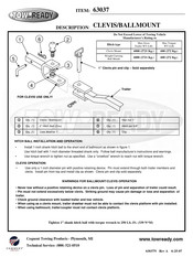 Cequent Towing Products TOW-READY 63037 Mode D'emploi