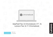 Lenovo Flex 3i-11 Chromebook Mode D'emploi