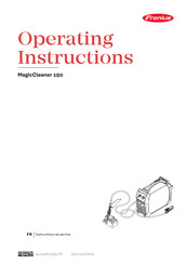 Fronius MagicCleaner 150 Instructions De Service