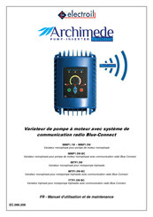 ARCHIMEDE Blue-Connect IMTP1.5W Manuel D'utilisation Et De Maintenance