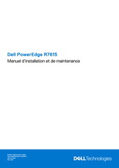Dell PowerEdge R7615 Manuel D'installation Et De Maintenance