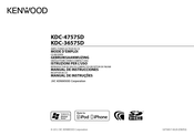 Kenwood KDC-3657SD Mode D'emploi