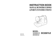 Janome DC2007LE Livret D'instructions