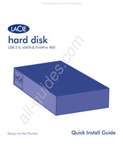 LaCie hard disk Guide De Démarrage Rapide