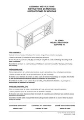 Hudson & Canal TV1140 Instructions De Montage