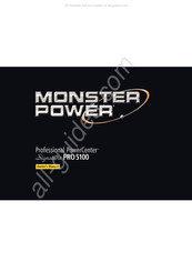 Monster Signature PRO 5100 PowerCenter Mode D'emploi