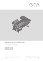 GEA HGX6/1410-4 R134a Instructions De Montage