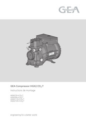 GEA HGX2/130-4 CO2 T Instructions De Montage