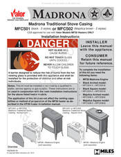 Valor Madrona MFCS02 Instructions D'installation