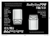 BaByliss PRO FXFS1 Mode D'emploi