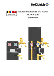 De Dietrich DKS 8-20 EC89 Instructions D'installation Et De Mise En Service