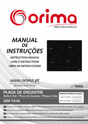 orima ORP-74-IN Livret D'instructions