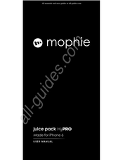 Mophie juice pack H2PRO Mode D'emploi