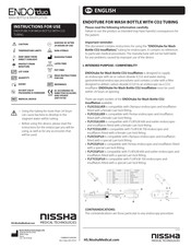 NISSHA MEDICAL ENDOduo ENDOTUBE Mode D'emploi