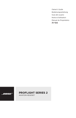 Bose PROFLIGHT 2 Série Notice D'utilisation