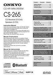 Onkyo CS-265W Manuel D'instructions