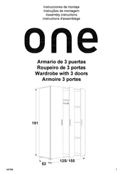 ONE 147708 Instructions D'assemblage