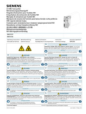 Siemens 3NX1015 Notice D'utilisation