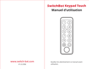 SwitchBot Keypad Touch Manuel D'utilisation