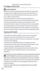 QiCYCLE P1 Traduction Du Manuel D'instruction D'origine