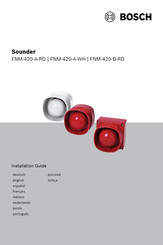 Bosch FNM-420-A-RD Guide D'installation