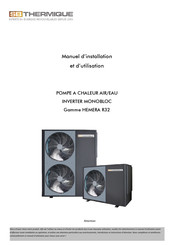 SB THERMIQUE HEMERA R32 Manuel D'installation Et D'utilisation