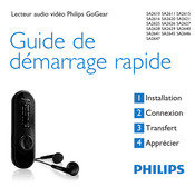 Philips GoGear SA2627 Guide De Démarrage Rapide