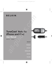 Belkin TuneCast F8Z343ea Mode D'emploi