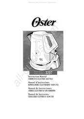 Oster Designer 3206 Manuel D'instructions