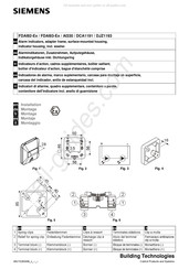 Siemens FDAI92-Ex Montage