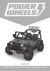 Power Wheels GWX91 Guide De L'utilisateur