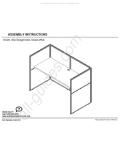 Bush Business Furniture A181405 Instructions D'installation