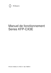 Kilsen KFP-CX3E Série Manuel De Fonctionnement