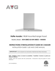 AVG AVH-308CS Hawaii Instructions D'installation Et D'utilisation