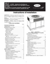 Carrier Comfort 48VL C Serie Instructions D'installation