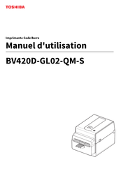 Toshiba BV420D-GL02-QM-S Manuel D'utilisation