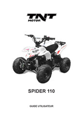 TNT MOTOR SPIDER 110 Guide Utilisateur