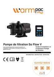 WARMPAC So Flow V Guide D'installation Et D'utilisation