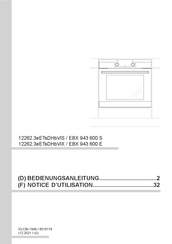 Amica EBX 943 600 S Notice D'utilisation