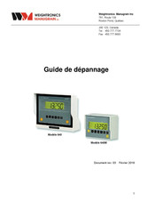 Weightronics Manugrain 640M Guide De Dépannage