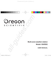 Oregon Scientific RAR502 Manuel De L'utilisateur