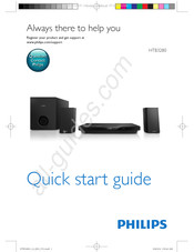 Philips HTB3280 Guide De Démarrage Rapide