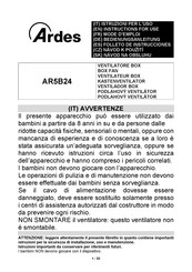 ARDES AR5B24 Mode D'emploi