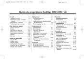 Cadillac SRX 2014 Guide Du Propriétaire