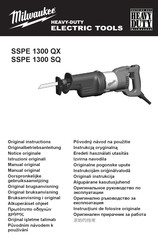 Milwaukee SSPE 1300 QX Notice Originale