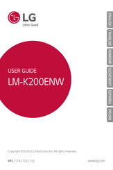 Lg LM-K200ENW Guide De L'utilisateur